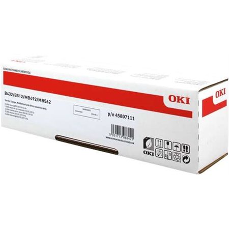 Toner original preto OKI B432/B512/MB492/MB562 - 45807111