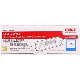 Toner original OKI C5650/C5750 ciano - 43872307