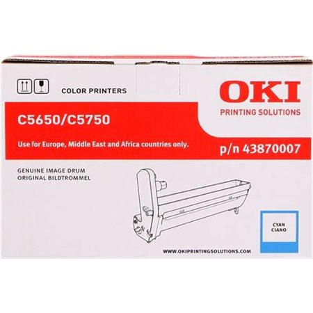 Tambor original OKI C5650/C5750 ciano - 43870007 (tambor)