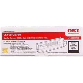Toner original preto OKI C5650/C5750 - 43865708