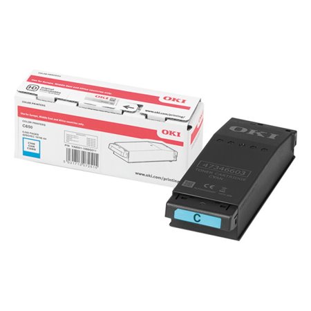 Toner original OKI C650 ciano - 9006127