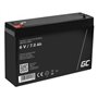 Bateria Chumbo Gel AGM 6V 7A GREEN CELL