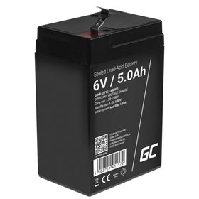 Bateria Chumbo Gel AGM 6V 5A GREEN CELL