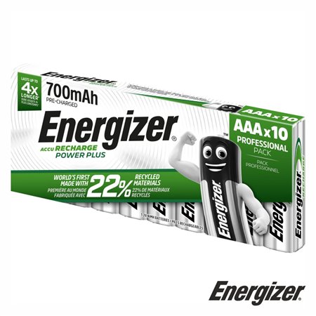 Pilha Alcalina LR03/AAA 1.5V 10x Power Plus ENERGIZER