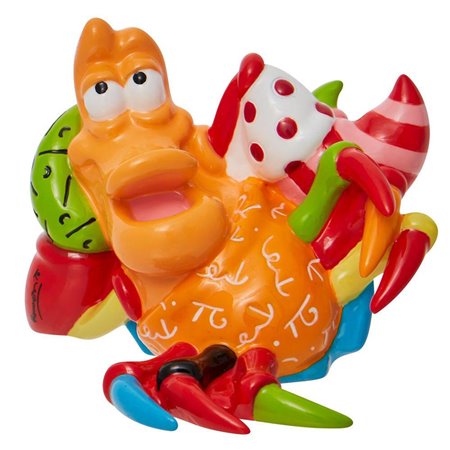 Figura enesco disney a pequena sereia estilo sebastian britto
