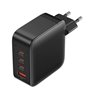 Carregador de Parede GaN Vention FEIB0-EU/ 3xUSB-C + Cabo USB-C/ 1xUSB/ 140W