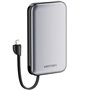 Powerbank 10000mAh Vention I12IA/ 20W/ Preta/ Inclui Cabo USB-C e Lightning