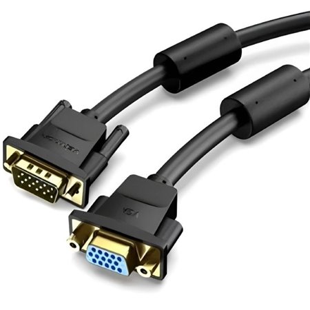 Extensão SVGA Vention DAGBI/ VGA Macho - VGA Fêmea/ 3m/ Preto