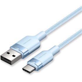 Cabo USB 2.0 USB-C Vention CTNLH/ USB-C Macho - USB Macho/ Até 60W/ 480Mbps/ 2m/ Azul