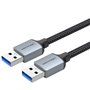Cabo USB 3.0 Vention CTSHF/ USB Macho - USB Macho/ 5Gbps/ 1m/ Preto