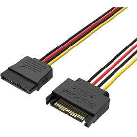 Cabo Alimentação 15Pin Vention KDABY/ SATA Macho - SATA Fêmea/ 30cm