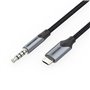 Cabo Audio Vention BDGBG/ MicroUSB Macho - Jack 3.5 Macho/ 1.5m/ Preto