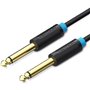 Cabo Mono Vention BAABJ/ Jack 6.5 Macho - Jack 6.5 Macho/ 5m/ Preto