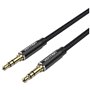 Cabo Stereo Vention BAWBJ/ Jack 3.5 Macho - Jack 3.5 Macho/ 5m/ Preto