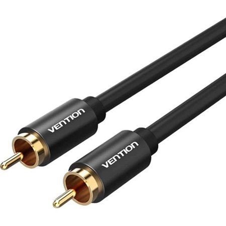 Cabo Stereo Vention VAB-R09-B150/ RCA Macho - RCA Macho/ 1.5m/ Preto