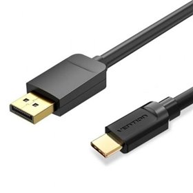 Cabo Conversor Vention CGYBF/ USB-C Macho - DisplayPort Macho/ 1.5m/ Preto