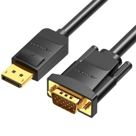 Cabo Conversor Vention HBLBJ/ VGA Macho - DisplayPort Macho/ 5m/ Preto