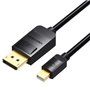 Cabo Conversor Vention HAABG/ Mini DisplayPort Macho - DisplayPort Macho/ 1.5m/ Preto