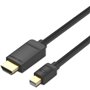 Cabo Conversor Vention HABBH/ Mini DisplayPort Macho - HDMI Macho/ 2m/ Preto