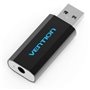 Placa de Som Vention VAB-S15-B/ USB Macho - Jack 3.5 Fêmea