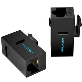 Adaptador Ficha RJ45 IPGB0-5 Cat6 UTP/ RJ45 Fêmea - RJ45 Fêmea/ 5 uds/ Preto Adaptador Ficha RJ45 IPGB0-5 Cat6 UTP/ RJ45 Fêmea - RJ45 Fêmea/ 5 uds/ Preto