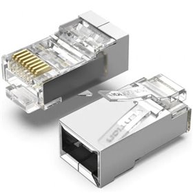 Conector RJ45 IDAR0-10, Cat.5e FTP, 10 uds Ficha RJ45 IDAR0-10/ Cat.5e FTP/ 10 uds