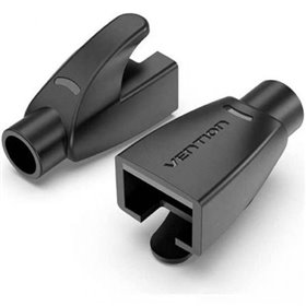 Funda Protectora RJ45 Vention IODB0-50, 50 uds, Preta Capa Protectora RJ45 Vention IODB0-50/ 50 uds/ Preta