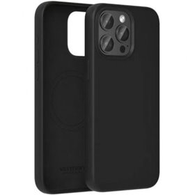 Capa Silicone com Magsafe Vention KUFB0-20/ Compativel com iPhone 15 Plus/ Preta