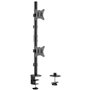 Suporte de mesa Aisens DT32TSR-229 para 2 monitores ou TV/Giratório/Inclinável/Até 9 kg