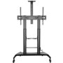 Suporte de chão inclinável Aisens FT100TE-123 com rodas e manivela para TVs de 60 a 100"/até 100 kg