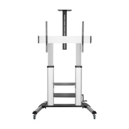 Suporte de chão inclinável Aisens FT100TE-125 com rodas e manivela para TVs de 60 a 100"/até 100 kg