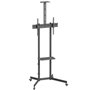 Suporte de chão inclinável Aisens FT70TE-335 com rodas/suporte para câmera para TVs de 37" a 70"/até 45 kg