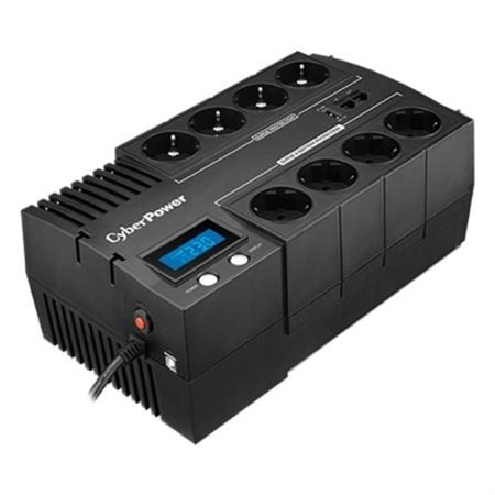 Cyberpower BR1000ELCD Nobreak Interativo de Linha/ 1000VA-600W/ 8 Saídas/ Formato de Bloco