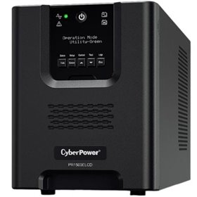 UPS interativo de linha Cyberpower PR1500ELCD/ 1500VA-1350W/ 8 saídas/ Formato de torre