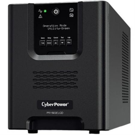 UPS interativo de linha Cyberpower PR1500ELCD/ 1500VA-1350W/ 8 saídas/ Formato de torre