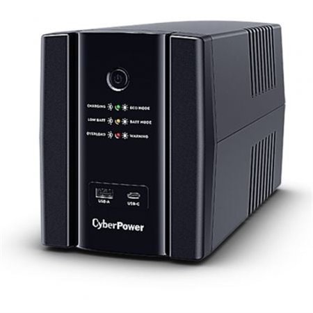 No-break interativo de linha Cyberpower UT1500EG/ 1500VA-900W/ 4 saídas/ Formato de torre