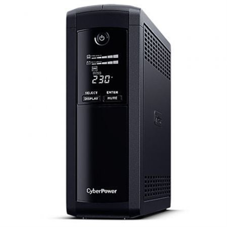 No-break interativo de linha Cyberpower VP1600ELCD/ 1600VA-960W/ 5 saídas/ Formato de torre