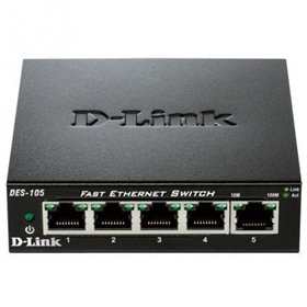 Switch D-Link DES-105 5 Portas/RJ-45 10/100