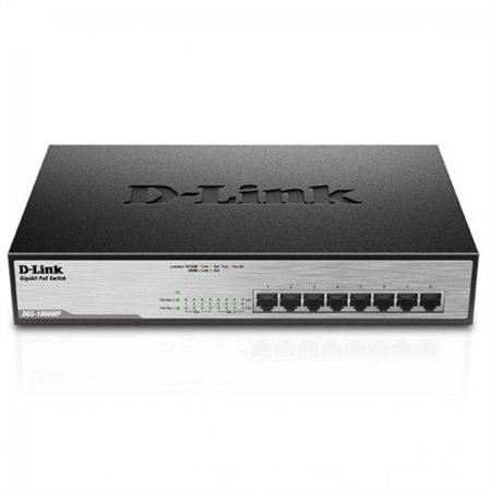 Switch D-Link DGS-1008MP 8 Portas/RJ-45 10/100/1000 POE