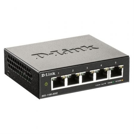 Switch D-Link DGS-1100-05V2 5 Portas/ RJ-45 10/100/1000