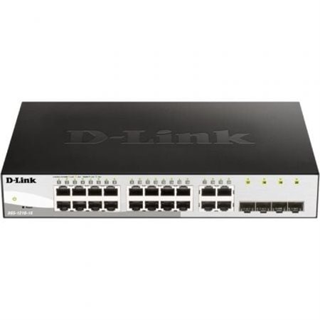 Switch Gerenciável D-Link DGS-1210-16 de 16 Portas Gigabit 10/100/1000/SFP