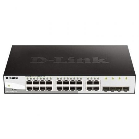 Switch D-Link DGS-1210-20/ 20 Portas/ RJ45 10/100/1000/ SFP