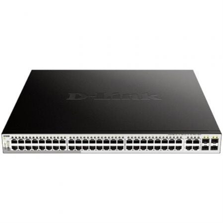 Switch Gerenciável D-Link DGS-1210-52MP 52 Portas/RJ-45 10/100/1000 PoE/SFP