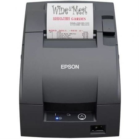 Impressora de bilhetes Epson TM-U220IIB/ Largura do papel 76 mm/ USB/ Preto
