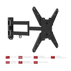 Suporte de parede ajustável/inclinável Fonestar STV-683N para TVs de 23 a 55 polegadas/até 35 kg