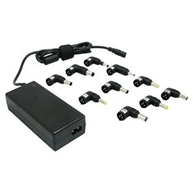 Carregador de laptop Leotec/ 70W/ Automático/ 10 conectores/ Voltagem 15-20V
