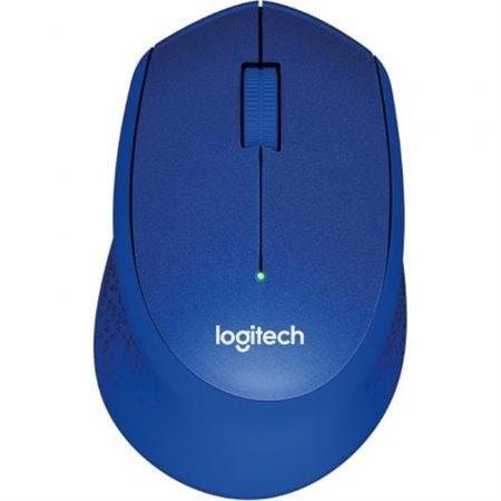 Mouse sem fio Logitech M330 Silent Plus/ Até 1000 DPI/ Azul