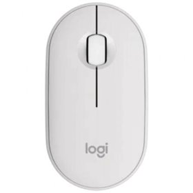 Mouse sem fio Logitech Pebble 2 M350S/ Até 1000 DPI/ Branco