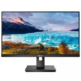 Monitor profissional Philips S-Line 242S1AE de 23,8" / Full HD / Multimídia / Altura ajustável / Preto