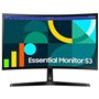 Monitor Curvo Samsung Essential Monitor S3 S24D366GAU/ 24"/ Full HD/ Preto